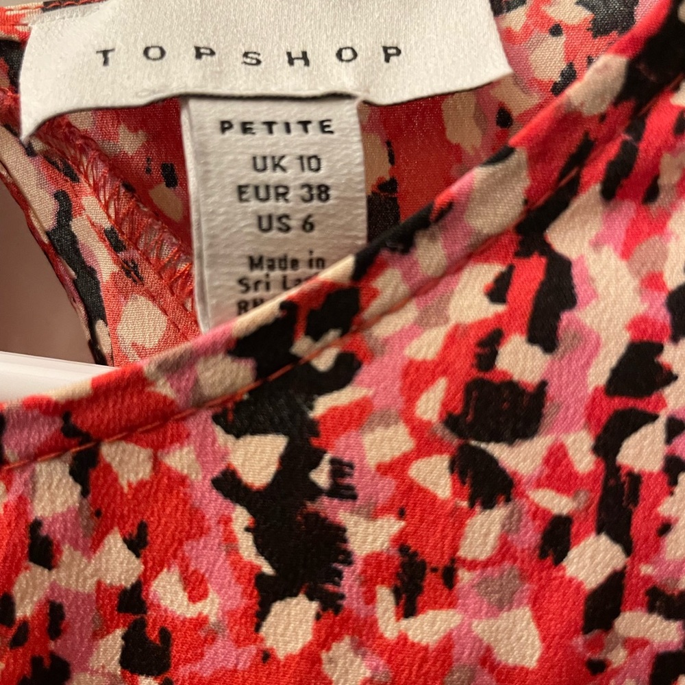Topshop Backless Abstract Dress - Picture 7 of 9